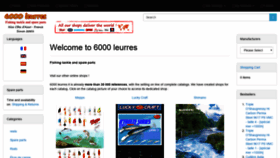 What 6000leurres.fr website looked like in 2020 (4 years ago)