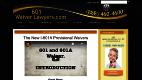 What 601waiverlawyers.com website looked like in 2020 (3 years ago)