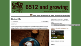 What 6512andgrowing.com website looked like in 2020 (3 years ago)