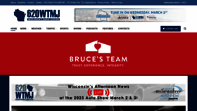 What 620wtmj.com website looked like in 2023 (1 year ago)