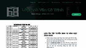 What 68bvt.edu.vn website looked like in 2023 (This year)