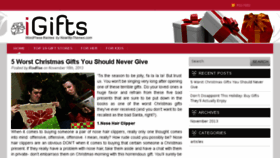 What 7gift7.com website looked like in 2013 (10 years ago)
