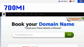 What 7domi.com website looked like in 2014 (9 years ago)