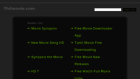 What 7hdmovie.com website looked like in 2015 (8 years ago)