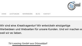 What 76pixel.de website looked like in 2016 (8 years ago)