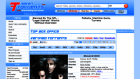 What 7torrents.one website looked like in 2016 (8 years ago)