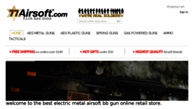 What 77airsoft.com website looked like in 2016 (8 years ago)