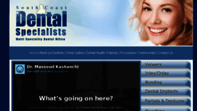 What 714dentist.com website looked like in 2016 (8 years ago)