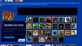 What 7friv.com website looked like in 2016 (9 years ago)