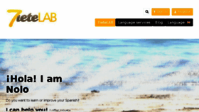 What 7ietelab.com website looked like in 2016 (7 years ago)