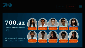 What 700.az website looked like in 2016 (7 years ago)