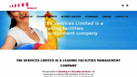 What 786services.co.uk website looked like in 2017 (7 years ago)