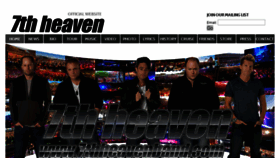 What 7thheavenband.com website looked like in 2017 (6 years ago)