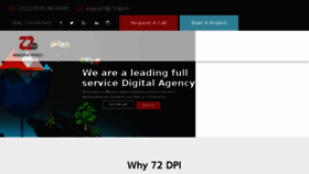 What 72dpi.in website looked like in 2017 (6 years ago)