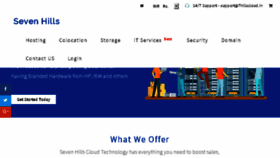What 7hillscloud.com website looked like in 2017 (6 years ago)
