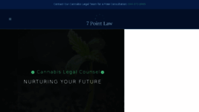 What 7pointlaw.com website looked like in 2017 (6 years ago)