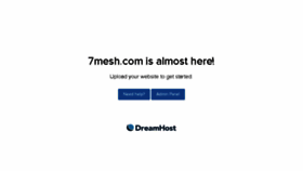 What 7mesh.com website looked like in 2017 (6 years ago)