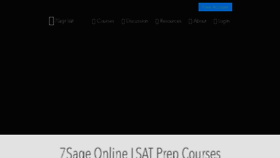 What 7sage.com website looked like in 2018 (6 years ago)