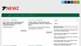 What 7newz.com website looked like in 2018 (6 years ago)