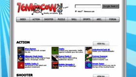 What 76moocow.com website looked like in 2018 (6 years ago)