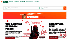What 7eleven.com website looked like in 2018 (5 years ago)