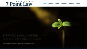What 7pointlaw.com website looked like in 2019 (5 years ago)