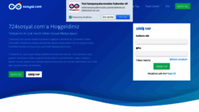 What 724sosyal.com website looked like in 2019 (7 years ago)