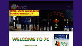 What 7c.stanthonysft.edu.pk website looked like in 2019 (5 years ago)