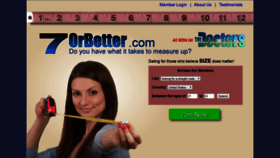 What 7orbetter.com website looked like in 2019 (4 years ago)