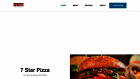 What 7starpizza.net website looked like in 2019 (4 years ago)