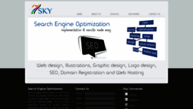 What 7sky.co.in website looked like in 2019 (4 years ago)