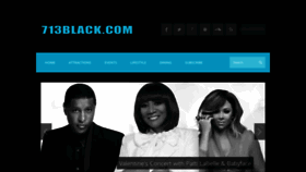 What 713black.com website looked like in 2019 (4 years ago)