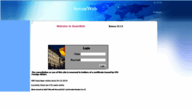 What 7web.diplomatie.be website looked like in 2019 (4 years ago)
