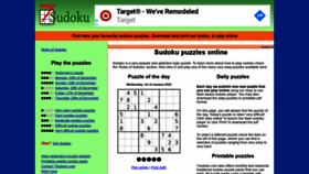 What 7sudoku.com website looked like in 2020 (4 years ago)