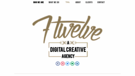 What 7twelvemedia.com website looked like in 2020 (4 years ago)