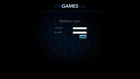 What 734games.com website looked like in 2020 (4 years ago)