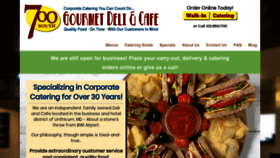 What 700southdeli.com website looked like in 2020 (4 years ago)