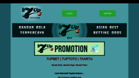 What 7upbola.com website looked like in 2020 (3 years ago)