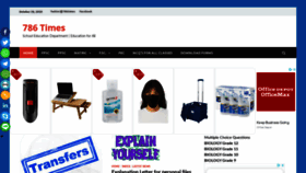 What 786times.com website looked like in 2020 (4 years ago)