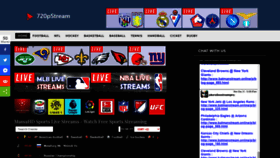 What 720pstream.xyz website looked like in 2020 (3 years ago)