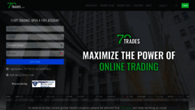 What 70trades.com website looked like in 2021 (3 years ago)
