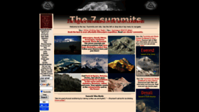 What 7summits.com website looked like in 2021 (2 years ago)