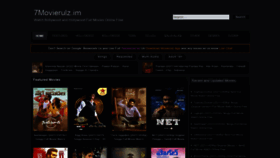 What 7movierulz.im website looked like in 2021 (2 years ago)