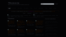 What 7movierulz.be website looked like in 2021 (2 years ago)