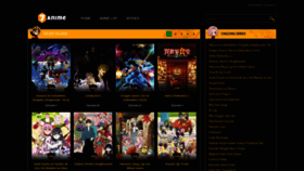 What 7anime.cc website looked like in 2021 (2 years ago)