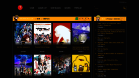 What 7anime.top website looked like in 2021 (2 years ago)