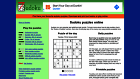 What 7sudoku.com website looked like in 2022 (2 years ago)