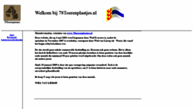 What 78toerenplaatjes.nl website looked like in 2022 (2 years ago)