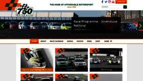 What 750mc.co.uk website looked like in 2022 (3 years ago)