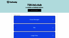 What 720-hd.club website looked like in 2022 (1 year ago)